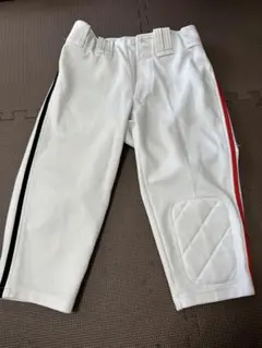 ホワイトユニフォームパンツ サイドライン付き
