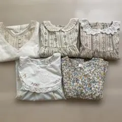 女の子　長袖ブラウス　まとめ売り　保育園着