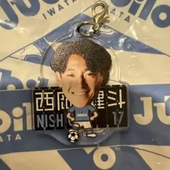 ジュビロ磐田　ジュビポン　モニュメントチャーム　西岡健斗