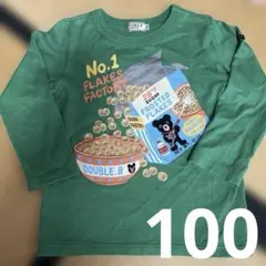 ミキハウス　MIKIHOUSE ロンT トップス　長袖　Tシャツ　100cm
