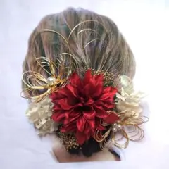 髪飾り成人式前撮り結婚式ヘッドパーツ卒業式ウェディング