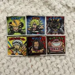【ONE PIECE】ワンピースマンチョコRED 6枚