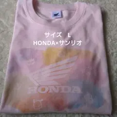 HONDA サンリオキャラクターズ コラボ Tシャツ ピンクのサムネイル