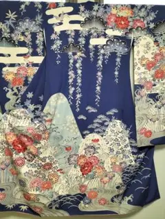 本加賀友禅 田嶋秀之 黒地 華の舞 振袖 本加賀友禅 田嶋秀之 黒地 華の舞 振袖 - メルカリ