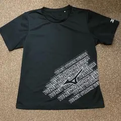 Mizuno ブラックTシャツ　プリント付のサムネイル