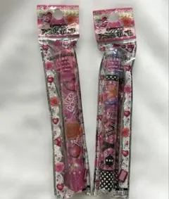 平成レトロ 消しゴム2本セットキラデコ 平成女児ファンシー文具 当時物レトロ文具
