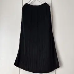 美品　ジャーナルスタンダード ロングスカート　プリーツ　黒　S