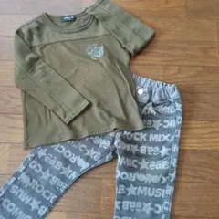 【eab】カットソー＆ロングパンツセット　90cm