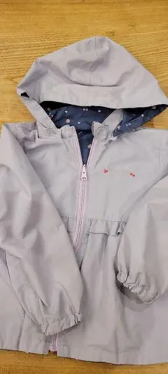 bebeベベ slap slipブルゾン ジャンパー リバーシブル パープル