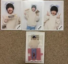 道枝駿佑 なにわ男子 2022 春 耳 写真3枚 アクスタ１個 セット