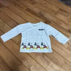 ミッキーマウス プリント Tシャツ 95cm