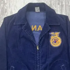 70s~ FFA コーデュロイジャケット ARKANSAS ネイビー 34