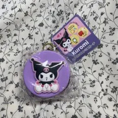 ぷっくりシリコンポーチ　サンリオ　クロミ　Kuromi