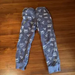 Lee プリント柄 ボトムス グレーブルー