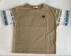 ピンクラテ　袖ロゴメッシュ切替 Ｔシャツ