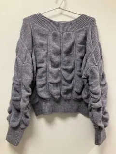 EMODA ショート丈ニット グレー☆