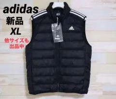 新品タグ付きAdidas黒のノースリーブダウンキルティングベスト 2026年最新】adidas originals メンズ ダウンベスト・キルティング