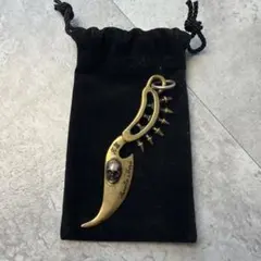 galcia ペンダントトップ スカル　ゴールドのサムネイル