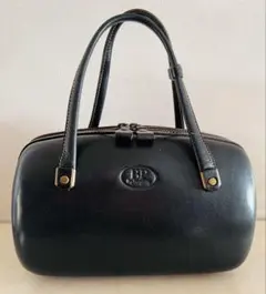 Big Prosperity BP ミニボストンバッグ ハンドバッグ 黒 レザー - メルカリ