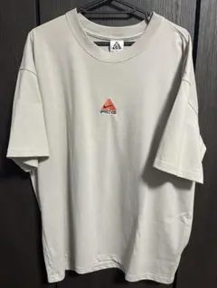【着用1回】NIKE ナイキ　ACG Tシャツ　半袖　XXL ベージュ　刺繍のサムネイル