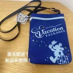 匿名配送！　東京ディズニーリゾート ミッキーカラビナつきショルダーバッグ　バケパ