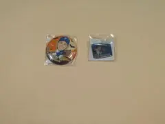 宮西尚生投手グッズ2点セットハロウィン 仕様イラスト缶バッジ＋イラストピンバッジ