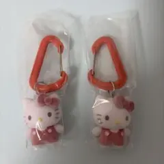 サンリオ　カラフル　カラビナ　マスコットチャーム　ハローキティ 2個