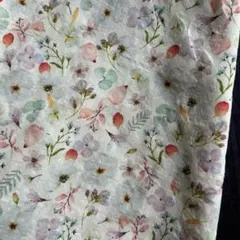 コットンリネン生地 塩縮 ふんわり ハギレ 幅145×240cm