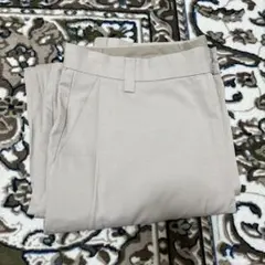 ベージュ スラックス (ドローコード付き