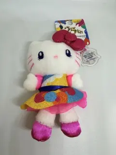 【USJ 25周年】ハローキティ マスコット ぬいぐるみ キーチェーン 限定品