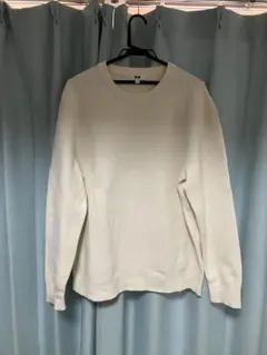 ウォッシャブルミラノリブクルーネックセーター ニット