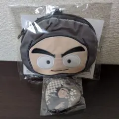 忍たま乱太郎 諸泉尊奈門 フェイスポーチ ナンジャタウン 缶バッジ セット