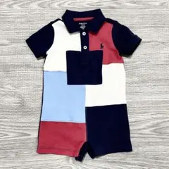 ラルフローレン Ralph Lauren 半袖ロンパース 9M【美品】