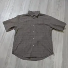 JUNRED 半袖チェックシャツ Lサイズのサムネイル