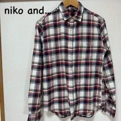 niko and ニコアンド シャツ レディース　メンズ　チェック柄　秋・冬・春