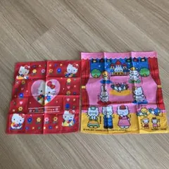 ハローキティ ハンカチセット 平成レトロ　サンリオ