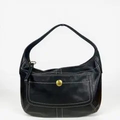 COACH コーチ ショルダーバッグ エルゴ レザートート 黒 11285 - メルカリ