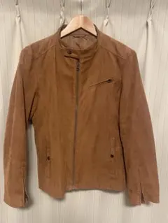 ブラウン スエードジャケット