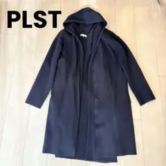 PLSTプラステ スリーウェイ ロングコート カーディガン ネイビー