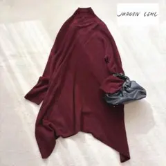 極美品　ヨーガンレール　シルクロングドレス チュニック　ワンピース マルチカラー 極美品 ヨーガンレール シルクロングドレス チュニック