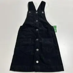GAP KIDS ブラック ジャンバースカート 120㎝