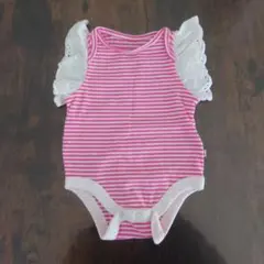 baby GAP ストライプロンパース 0-3ヶ月