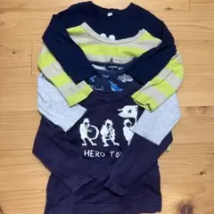 ブランシェス　バースデー　長袖カットソー Tシャツ4枚セット