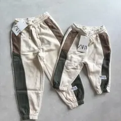 兄弟 リンクコーデ ZARA キッズ 男の子 116 86 ズボン