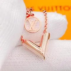 ルイヴィトン エセンシャルV ネックレス M80137ペンダント ピンクゴールド ルイヴィトン 新品仕上済 LOUIS VUITTON M80137 エセンシャルV LE0241