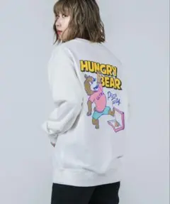 ★WEG★HUNGRYBEARプリントプルオーバー