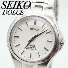 二次電池交換済 SEIKO DOLCE 5J21-0A50 キネティック