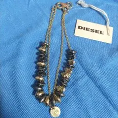 新品 タグ付き DIESEL ディーゼル ブレスレット ピザモチーフ 巾着付き 