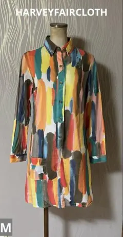 お値下げ‼️HARVEYFAIRCLOTH チェックシャツ　ワンピース