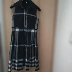 チェックワンピース
